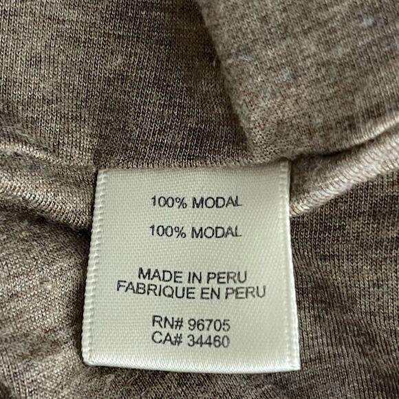 Rebecca Taylor Jersey Knit Taupe Bodycon Dress S - Picture 6 of 8